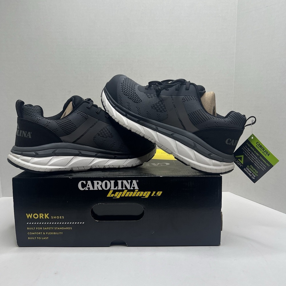 Carolina Azalea Womens 9 M Composite Toe Work Shoes Black CA1944 NIB